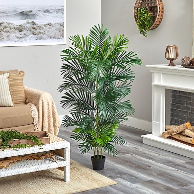 nearly natural 5-ft. UV Resistant Areca Artificial Palm Tree