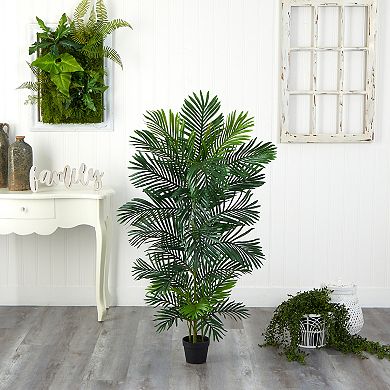nearly natural 5-ft. UV Resistant Areca Artificial Palm Tree