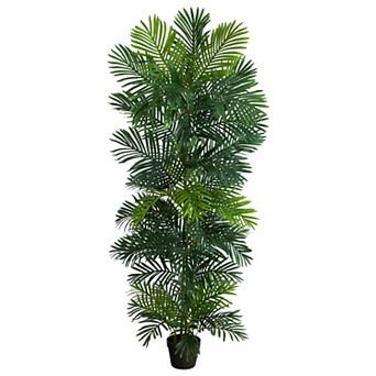 nearly natural 70 in UV Resistant Areca Artificial Palm Tree