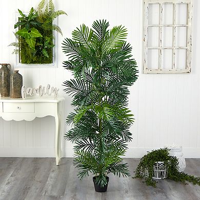 nearly natural 70-in. UV Resistant Areca Artificial Palm Tree