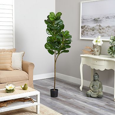 nearly natural 5.5-ft. Fiddle Leaf Fig Artificial Tree