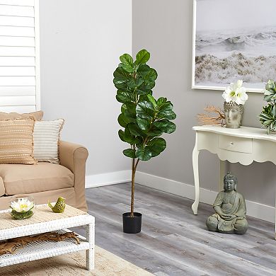 nearly natural 4.5-ft. Fiddle Leaf Fig Artificial Tree