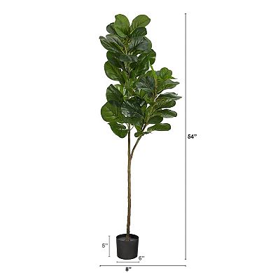nearly natural 4.5-ft. Fiddle Leaf Fig Artificial Tree