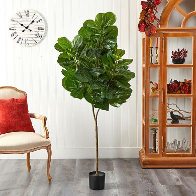 nearly natural 6-ft. Single Stem Fiddle Leaf Fig Artificial Tree