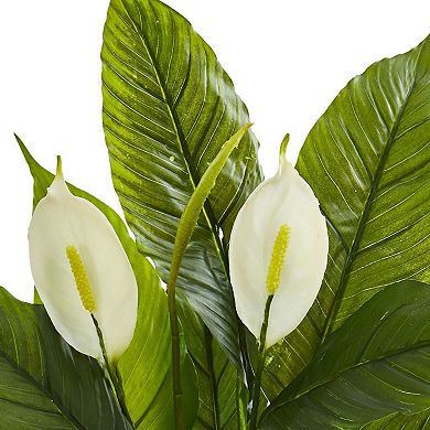 nearly natural 26-in. Real Touch Spathiphyllum Artificial Plant