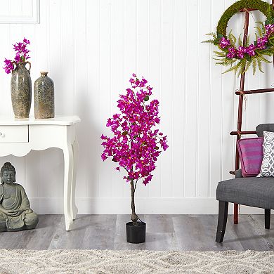 nearly natural 4-ft. Pink Bougainvillea Artificial Tree