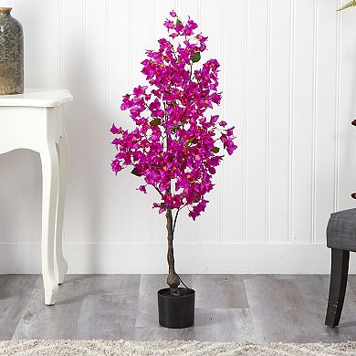 nearly natural 4-ft. Pink Bougainvillea Artificial Tree
