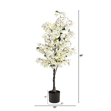 nearly natural 4-ft. Bougainvillea Artificial Tree