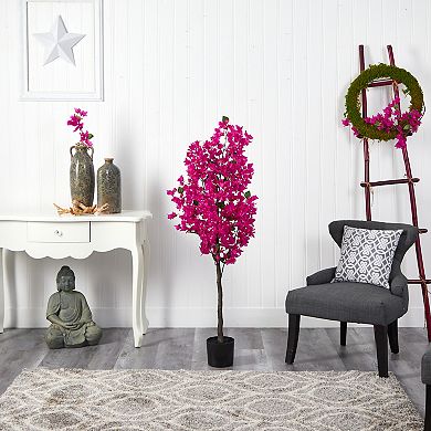 nearly natural 5-ft. Pink Bougainvillea Artificial Tree