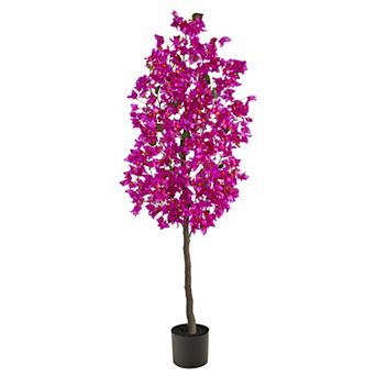 nearly natural 5-ft. Purple Bougainvillea Artificial Tree