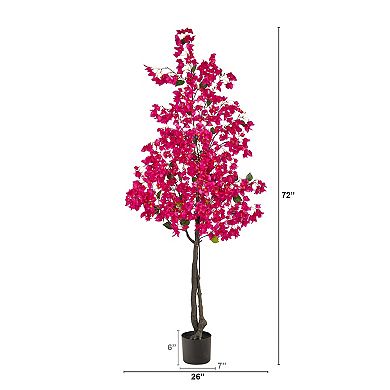 nearly natural 6-ft. Bougainvillea Artificial Tree