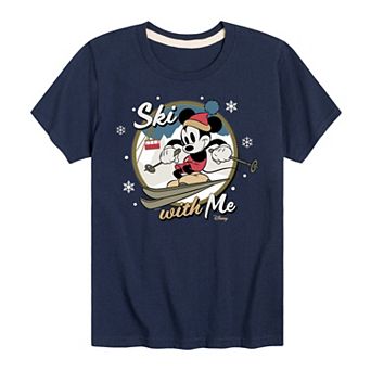 Disney's Mickey Ski With Me Tee