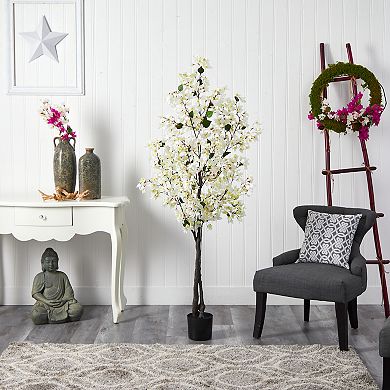 nearly natural 6.5-ft. Cherry Blossom Artificial Tree