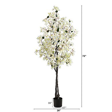 nearly natural 6.5-ft. Cherry Blossom Artificial Tree