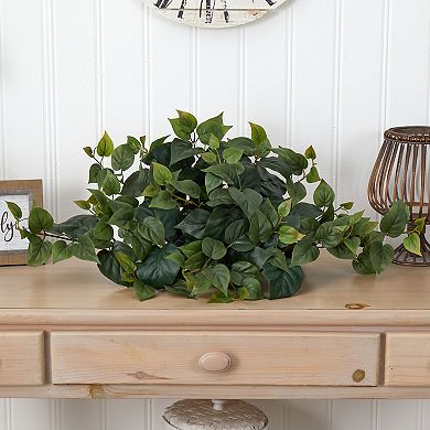 nearly natural 31-in. Philodendron Artificial Ledge Plant