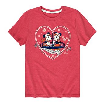 Disney's Ski Lift Heart Tee