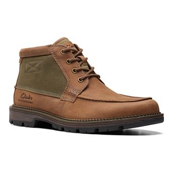 Clarks® Maplewalk Men's Leather Ankle Boots