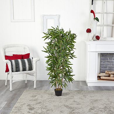 nearly natural 4-ft. Real Touch UV Resistant Bamboo Artificial Tree