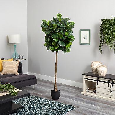nearly natural 6-ft. Real Touch Fiddle Leaf Artificial Tree