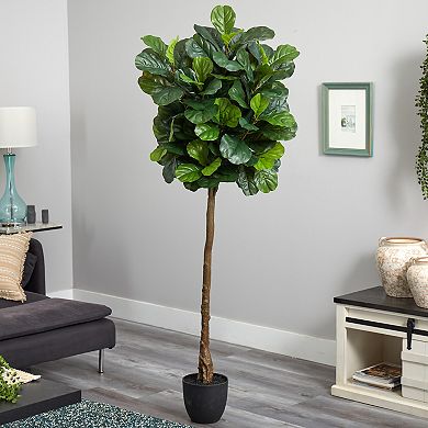 nearly natural 6-ft. Real Touch Fiddle Leaf Artificial Tree