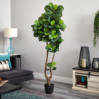 nearly natural 78-in. Real Touch Fiddle Leaf Artificial Tree