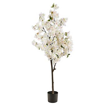nearly natural 5-ft. White Cherry Blossom Artificial Tree