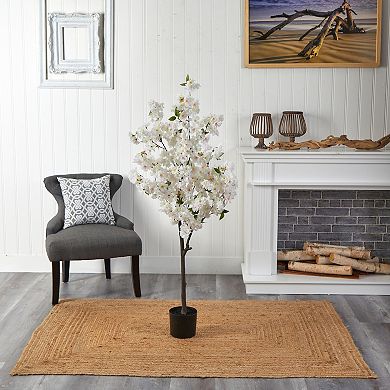 nearly natural 5-ft. White Cherry Blossom Artificial Tree