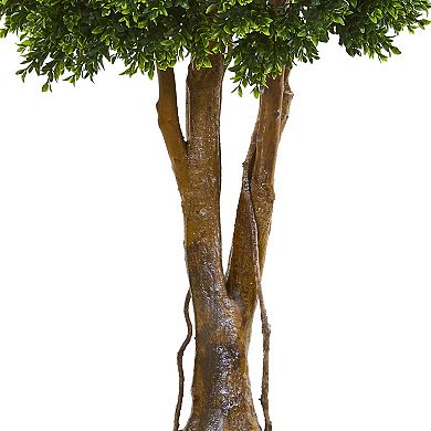 nearly natural 46-in. UV Resistant Boxwood Artificial Topiary Tree