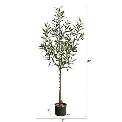 nearly natural 5-ft. Olive Artificial Tree