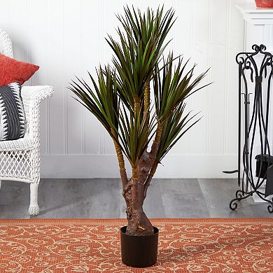 nearly natural 46-in. UV Resistant Yucca Artificial Tree