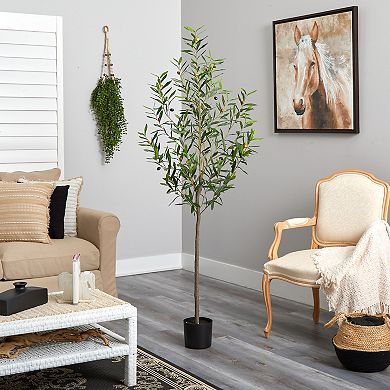 nearly natural 6-ft. Olive Artificial Tree