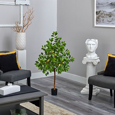 nearly natural 4-ft. Lemon Artificial Tree