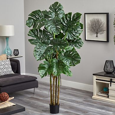 nearly natural 6-ft. Monstera Artificial Tree