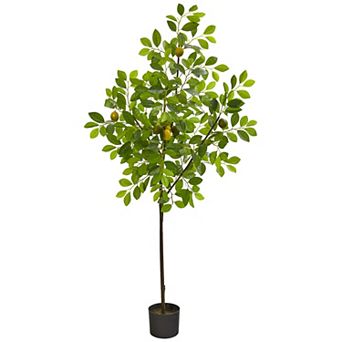nearly natural 61 in Lemon Artificial Tree