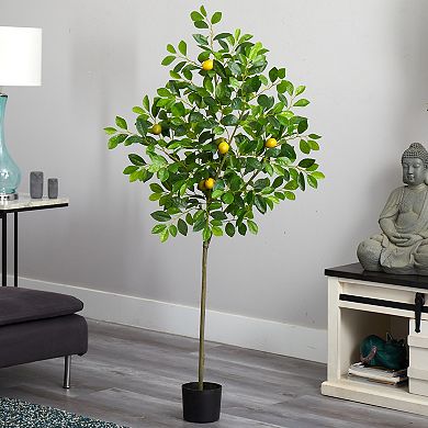 nearly natural 61-in. Lemon Artificial Tree