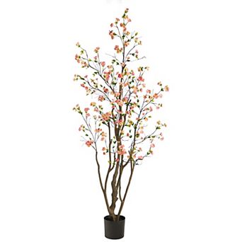 nearly natural 6.5-ft. Pink Cherry Blossom Artificial Tree