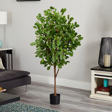 nearly natural 5-ft. Oak Artificial Tree