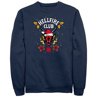 Men's Stranger Things Hellfire Holiday Graphic Fleece