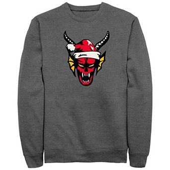 Men's Stranger Things Hellfire Christmas Graphic Fleece