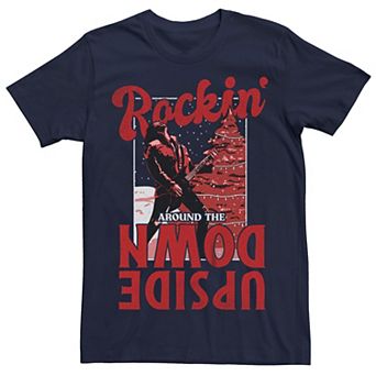 Men's Stranger Things Rockin' Around The Upside Down Graphic Tee