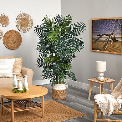 nearly natural 6.5-ft. Golden Cane Palm Artificial Tree