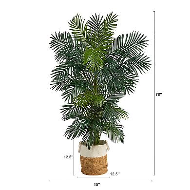 nearly natural 6.5-ft. Golden Cane Palm Artificial Tree