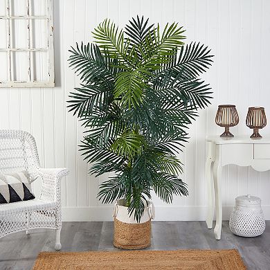 nearly natural 6.5-ft. Golden Cane Palm Artificial Tree