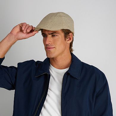 Men's Dockers Plaid Flat Dome Top Ivy Cap