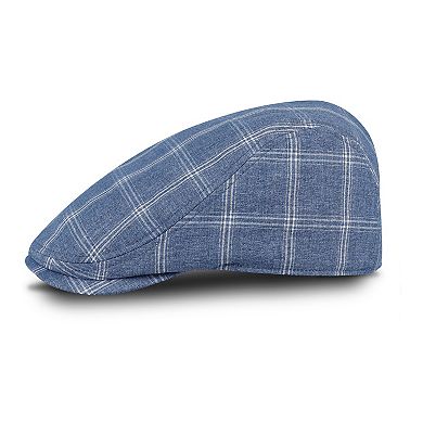 Men's Dockers Plaid Flat Dome Top Ivy Cap