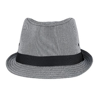 Men's Dockers Micro Check Fedora Hat