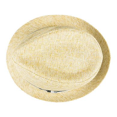 Men's Dockers® Striped Band Straw Fedora Hat
