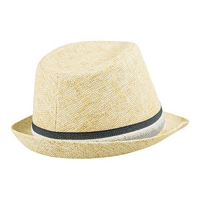 Men's Dockers?? Striped Band Straw Fedora Hat