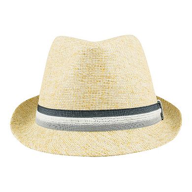 Men's Dockers?? Striped Band Straw Fedora Hat