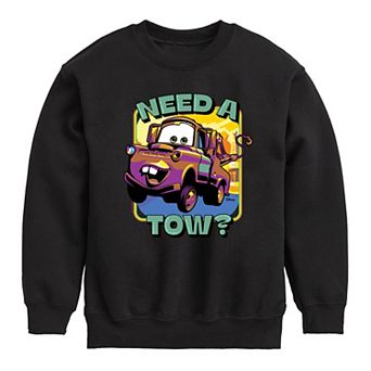 Disney / Pixar’s Cars Boys 8-20 Need A Tow Mater Fleece Sweatshirt